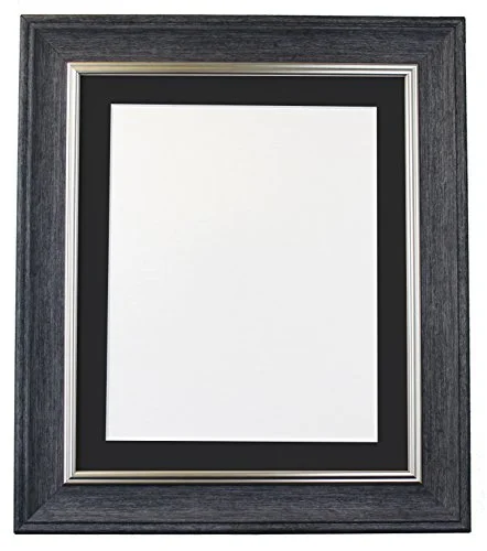 Ramar av POST Scandi vintage fotoram Svart fäste 30 x cm For Image Size 8 inch Black Mount 5027495452171
