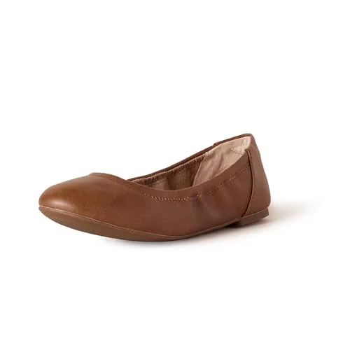 Amazon Essentials kvinnors Belice Slip On balett platt, kastanjebrunt fuskläder, 41.5 EU 840809135639