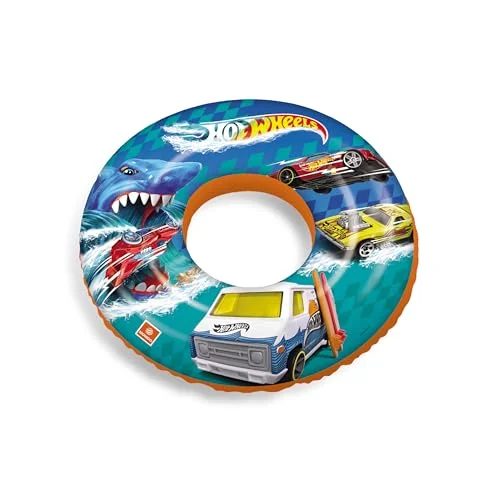 Mondo Hot Wheels 16629 uppblåsbar simring för simning strand hav simbassäng barn ålder 2+ 8001011168767