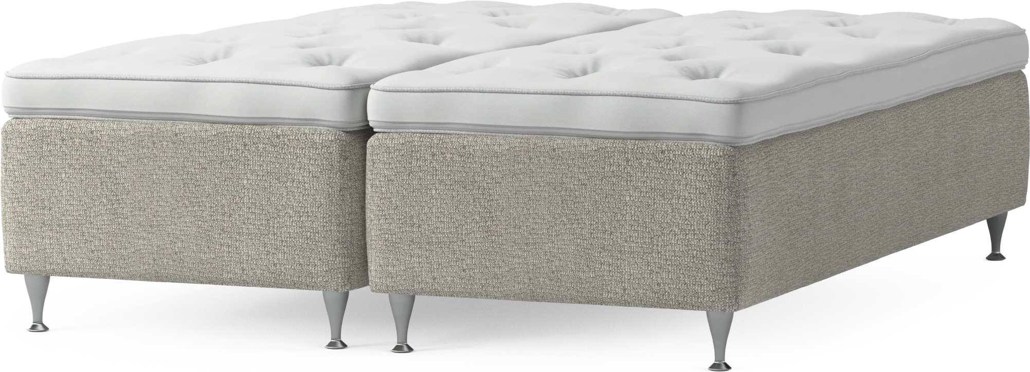 Delux Dream Ramsäng, dubbelsäng med bäddmadrass och sängben R2ErN