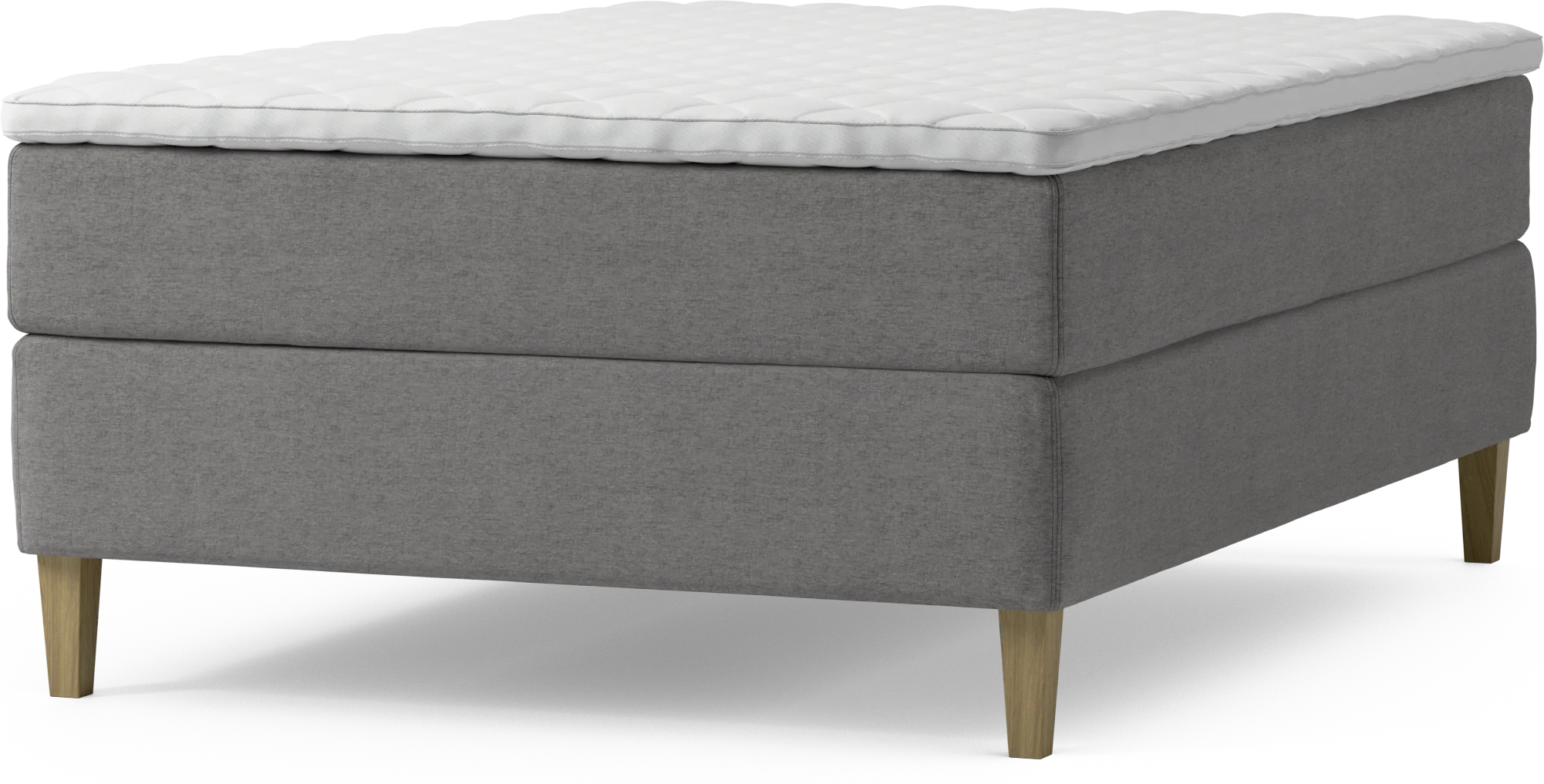 Delux Dream Kontinentalsäng, enkelsäng 140 cm med bäddmadrass och sängben DVoTd