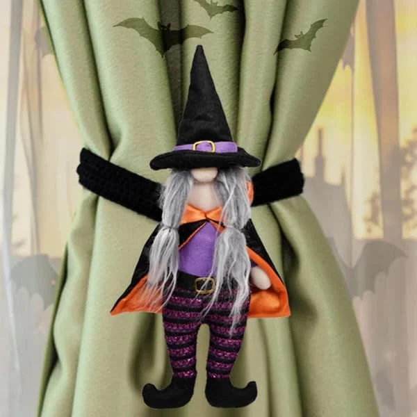 1 par Halloween Häxa Gardinomtag – Kardborreband Design, Ingen Borrning Fönsterdekor för Hem & Fest, Spöklik Säsongsbetonad Gardin A PHT-20250828-28 1 par Halloween Häxa Gardinomtag – Kardborreband Design, Ingen Borrning Fönsterdekor för Hem & Fest, Spöklik Säsongsbetonad Gardin A PHT-20250828-28