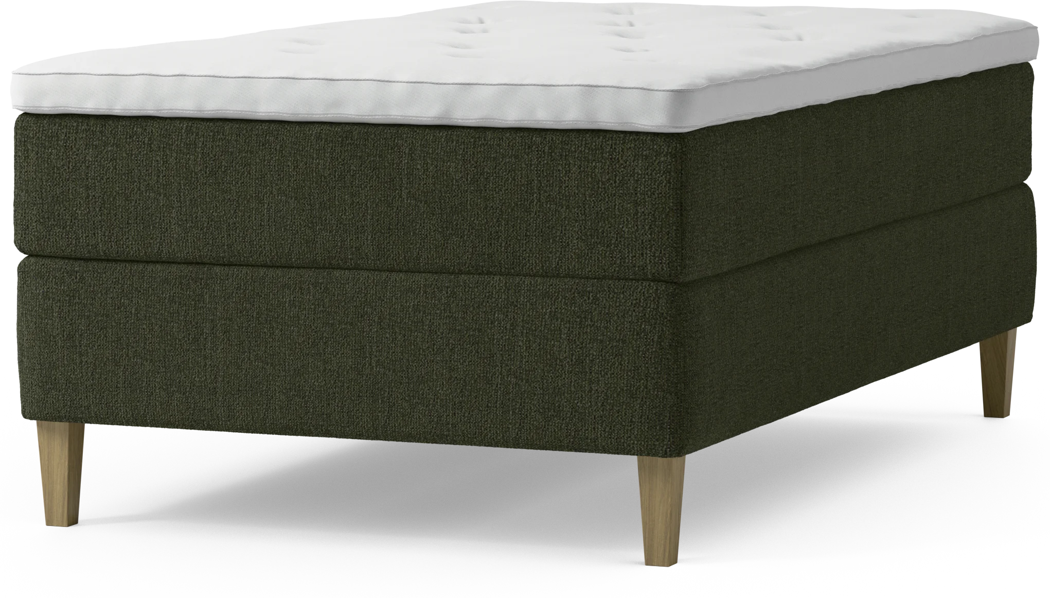 Delux Dream Kontinentalsäng, enkelsäng 120 cm med bäddmadrass och sängben umJlC