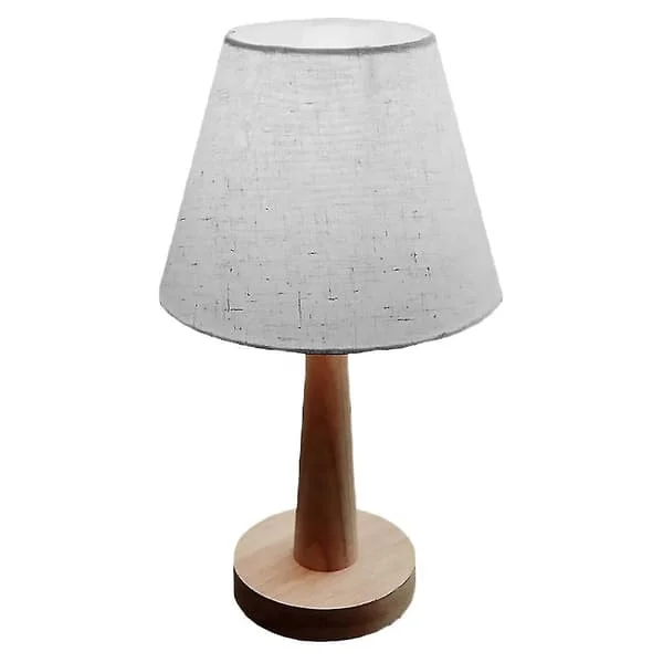 1 st bordslampa i massivt trä, modern sänglampa med LED, nattlampa (khaki)(30x17cm,Khaki) BAOQ-015430 1 st bordslampa i massivt trä, modern sänglampa med LED, nattlampa (khaki)(30x17cm,Khaki) BAOQ-015430