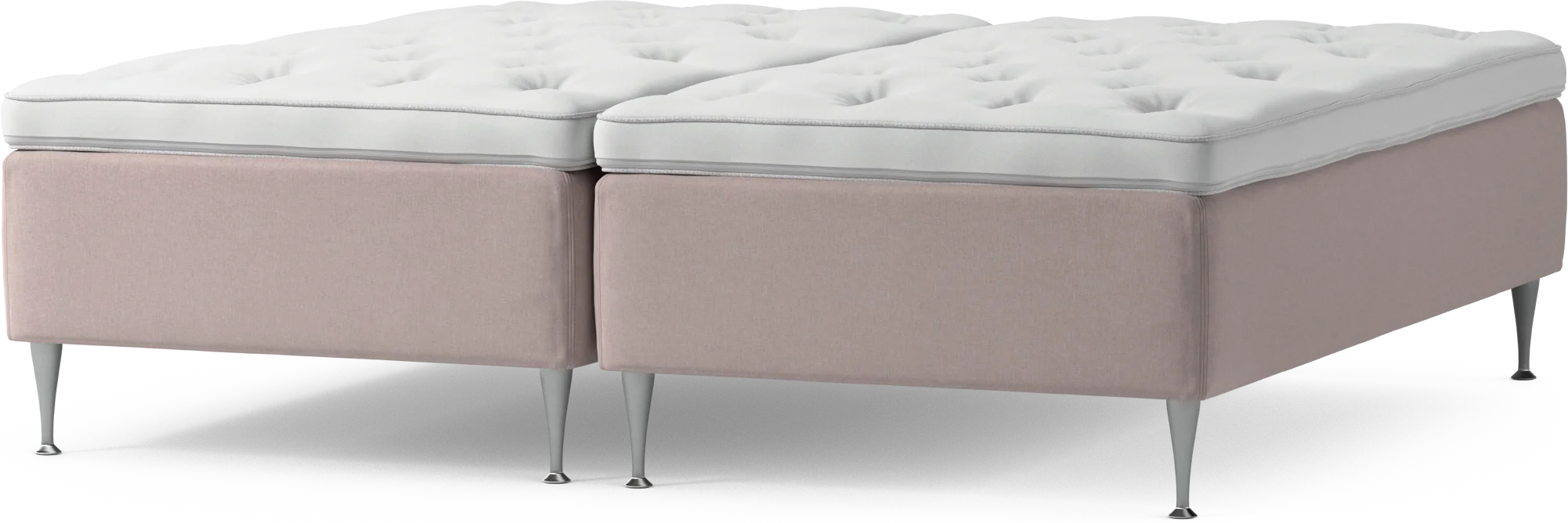 Delux Dream Ramsäng, dubbelsäng med bäddmadrass och sängben xflR7