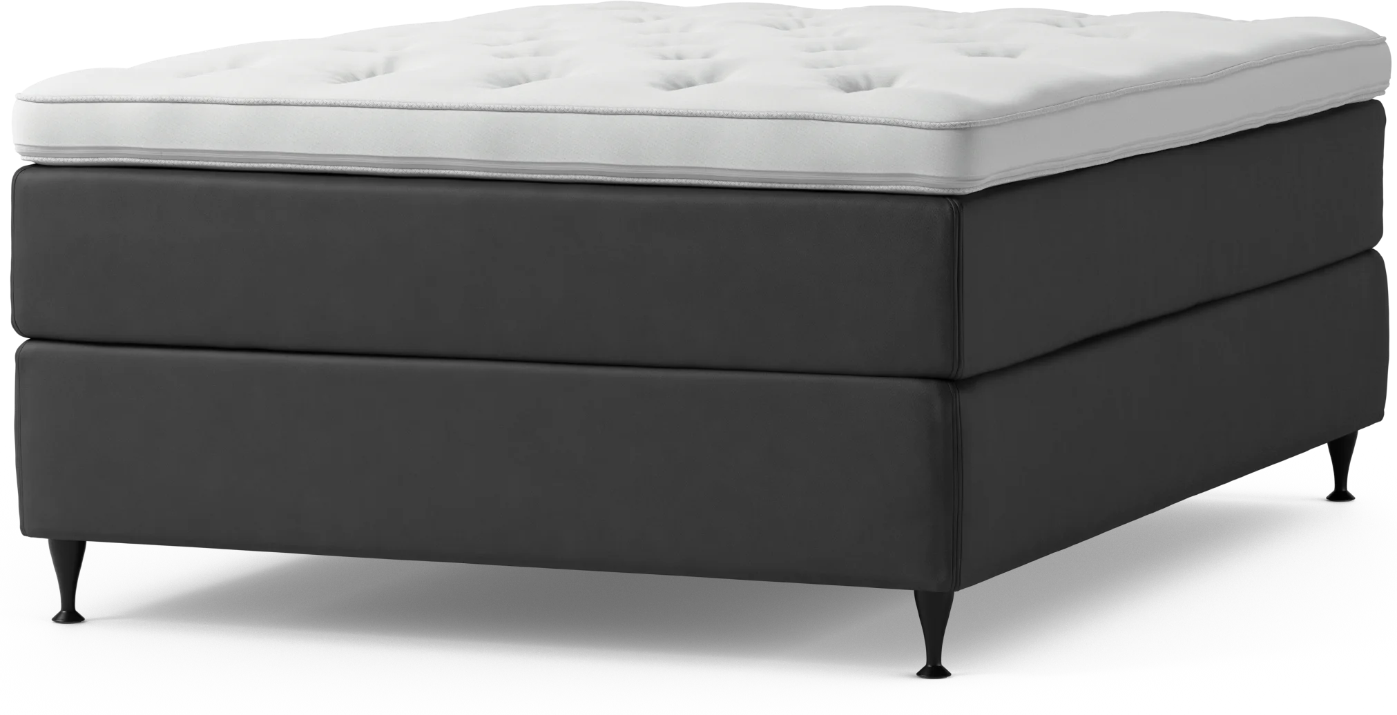 Delux Dream Kontinentalsäng, enkelsäng 140 cm med bäddmadrass och sängben MrZbo