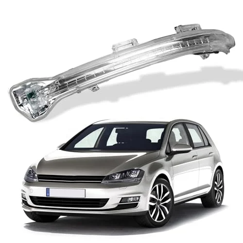 Attisfiera Vänster Förarsida Sidopil Sidospegel LED För GOLF 7 2012, T-U-N 2 2015, SPORTSVAN 2014 5G0949101 9331951884762