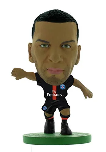 SoccerStarz SOC1167 Paris St Germain Dani Alves hemkit (2019 version)/figurer, grön 5056122504372