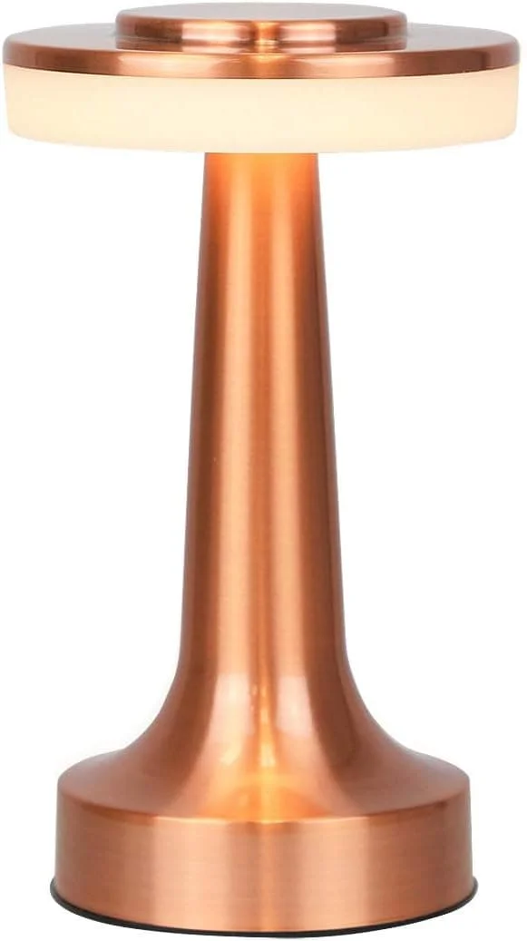 1-delad bärbar LED-skrivbordslampa i roséguld med touchsensor, 3 FD07-4839 1-delad bärbar LED-skrivbordslampa i roséguld med touchsensor, 3 FD07-4839