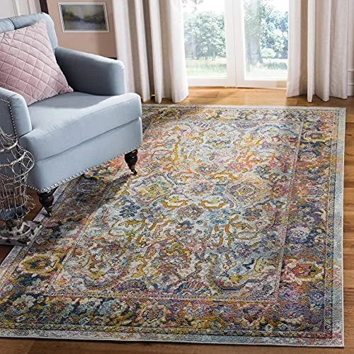 Safavieh matta 152 X 243 cm Light Blue/Orange 889048419056