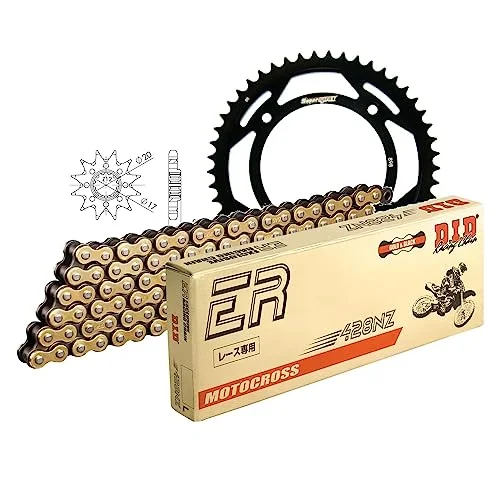 Kedjesats DID stål 428NZ/124 klämmslås för KTM SX, Husqvarna TC 85 ccm tillverkningsår 20032020 4099701990082