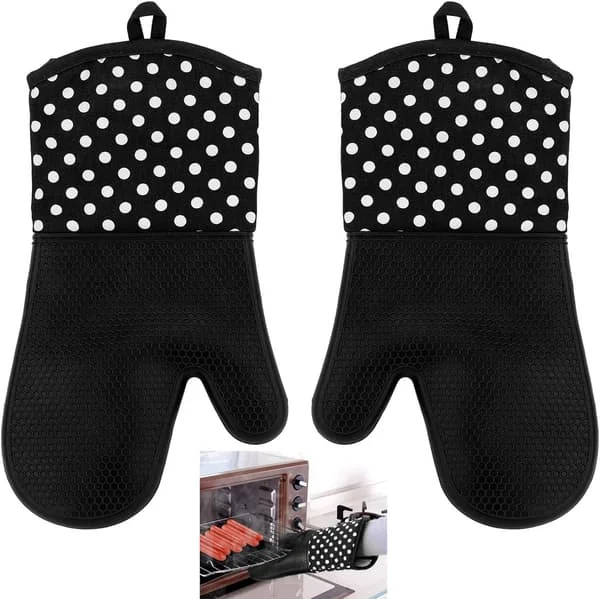 1 par silikonvärmebeständiga ugnsvantar handskar för MTYHG021131 1 par silikonvärmebeständiga ugnsvantar handskar för MTYHG021131