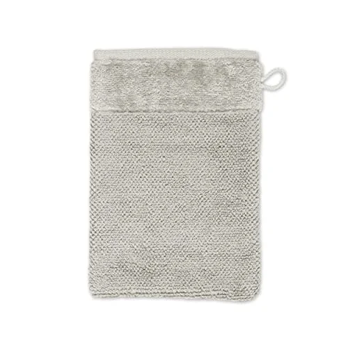 möve Bamboo Luxe Tvätthandske 15 x 20 cm tillverkad av 60% bomull/40% viskos bambumaterial, silvergrå 4013165788849