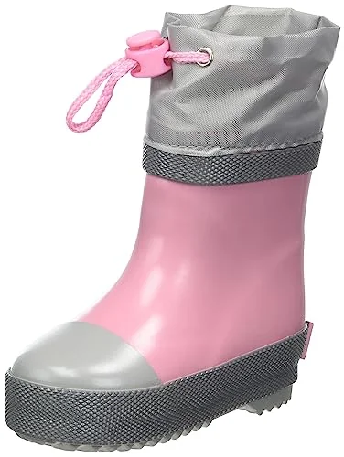 Playshoes Unisex barn halvskaft, fodrade gummistövlar, ROSA, 19 EU 4010952579673