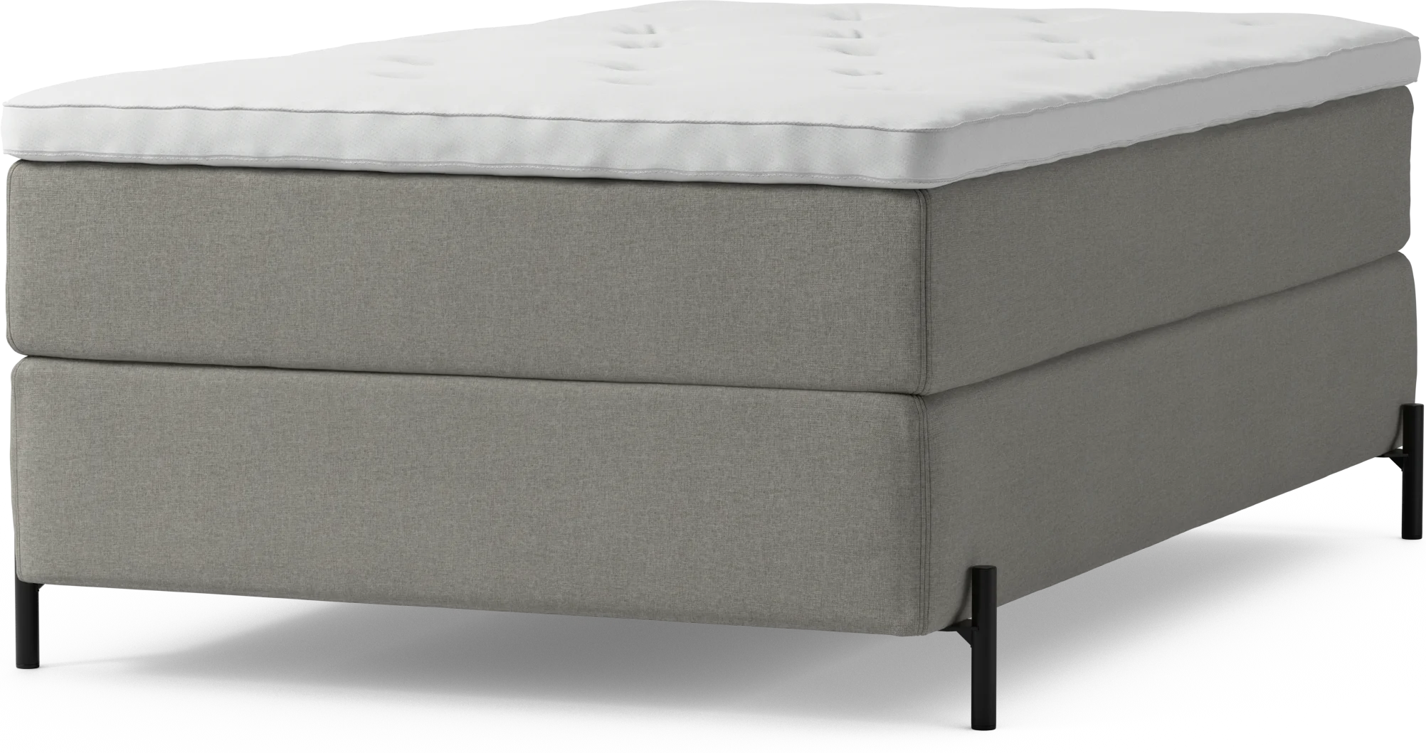Delux Dream Kontinentalsäng, enkelsäng 120 cm med bäddmadrass och sängben fEDcu
