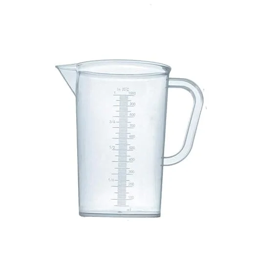 1 l mätbägare i plast med handtag – 1000 ml mätning FR000385CYL 1 l mätbägare i plast med handtag – 1000 ml mätning FR000385CYL