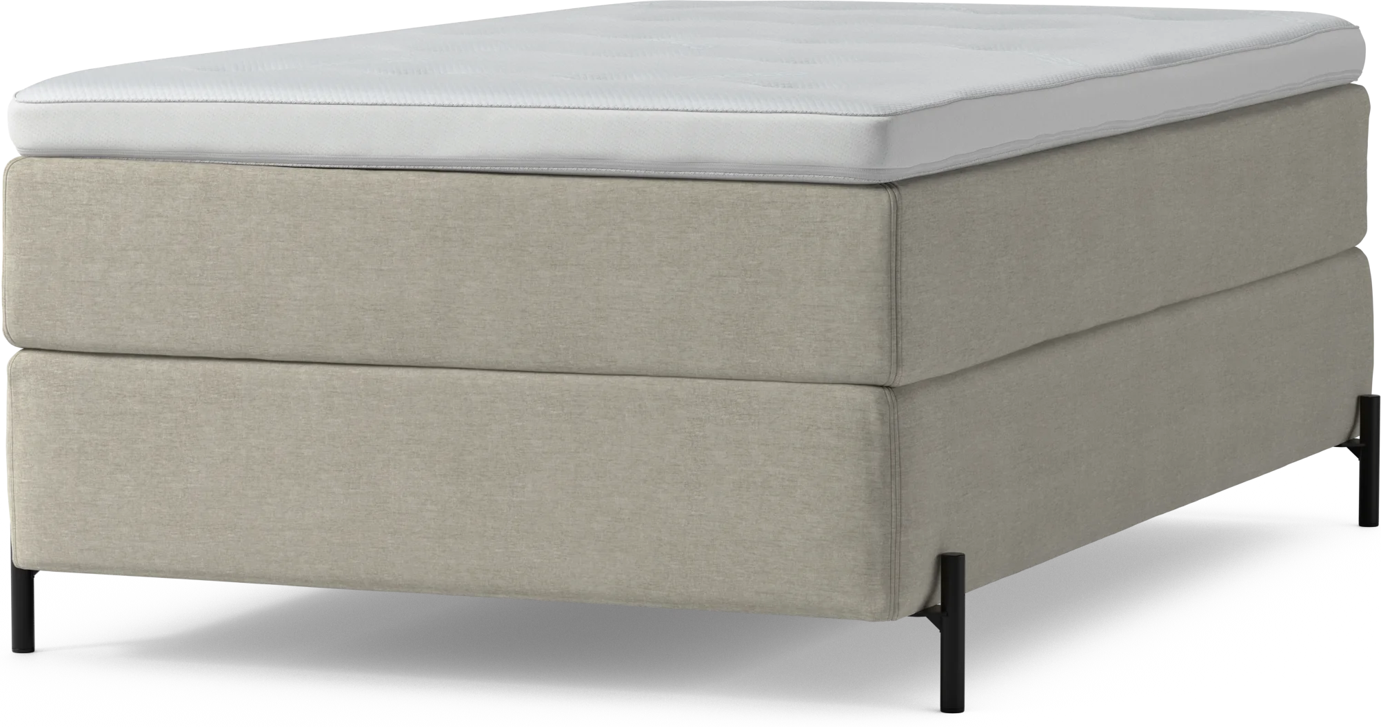 Delux Dream Kontinentalsäng, enkelsäng 120 cm med bäddmadrass och sängben jMj7p