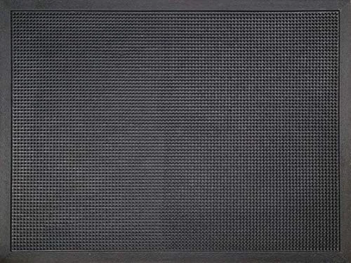ID matt M51 L Noppen Light matta dörrmatta gummi svart 80 x 60 1,6 cm 3700023600856