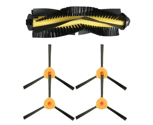 1*Rullborste + 4*Sidoborste Huvudrullborstar Sidoborste för Yeedi K650 Robotdammsugare delar Rengöring av sopmaskin Byt ut 841482441222