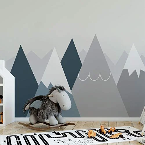 Väggklistermärke barn dekoration jätteskandinaviska berg för Anouka babyrum 50 x 120 cm 5415231095285 Väggklistermärke barn dekoration jätteskandinaviska berg för Anouka babyrum 50 x 120 cm 5415231095285