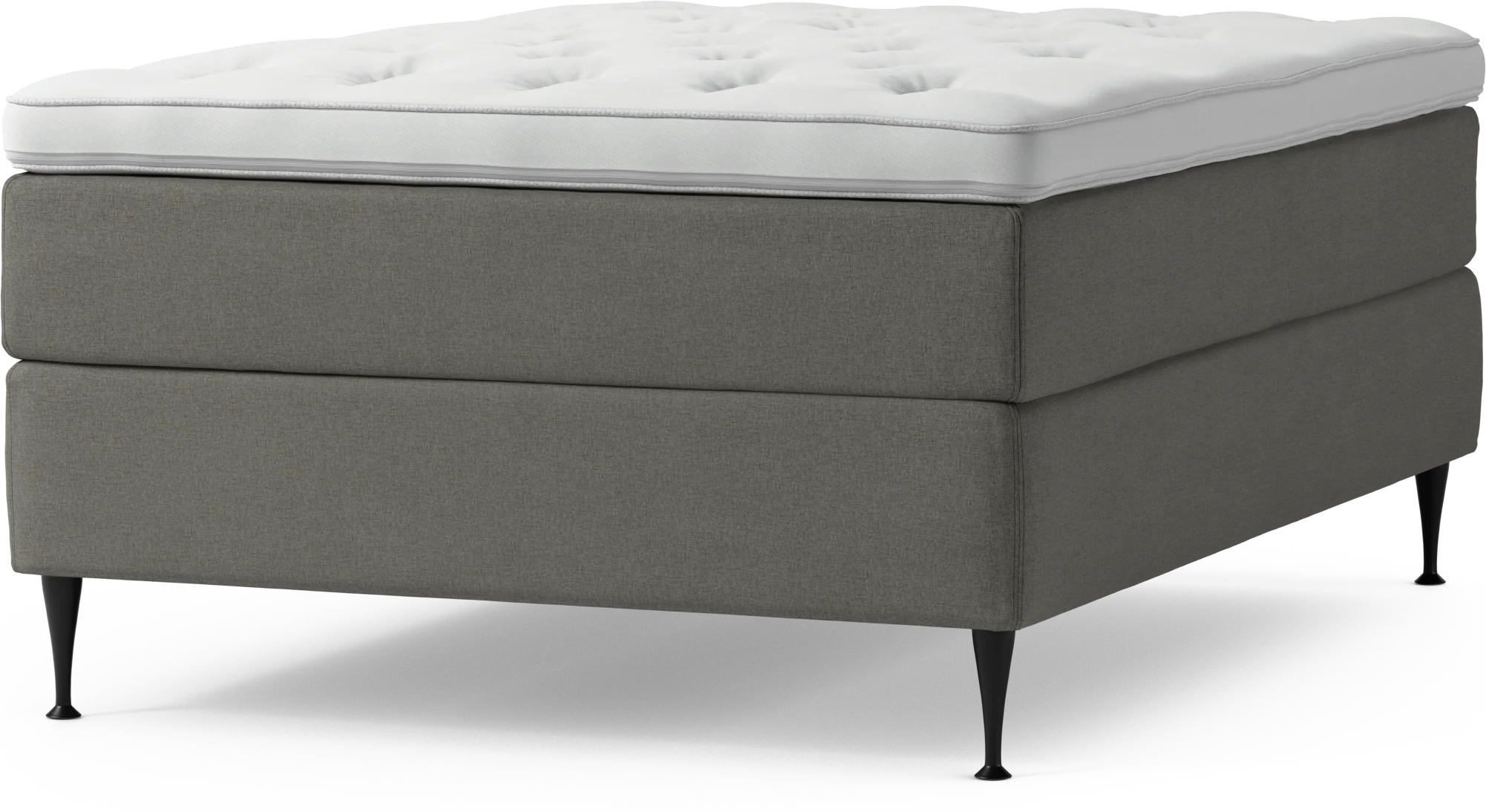 Delux Dream Kontinentalsäng, enkelsäng 140 cm med bäddmadrass och sängben 5HYlm