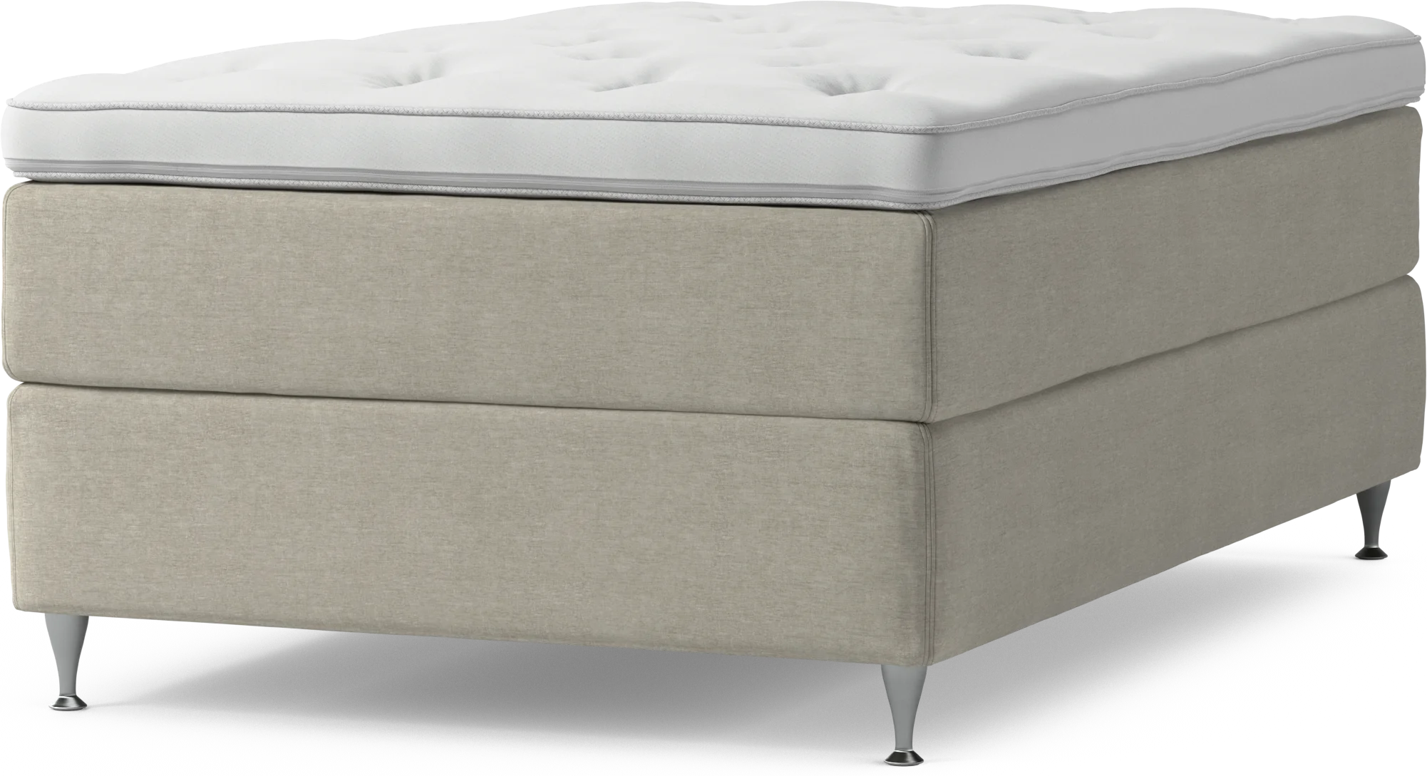 Delux Dream Kontinentalsäng, enkelsäng 120 cm med bäddmadrass och sängben DJVik