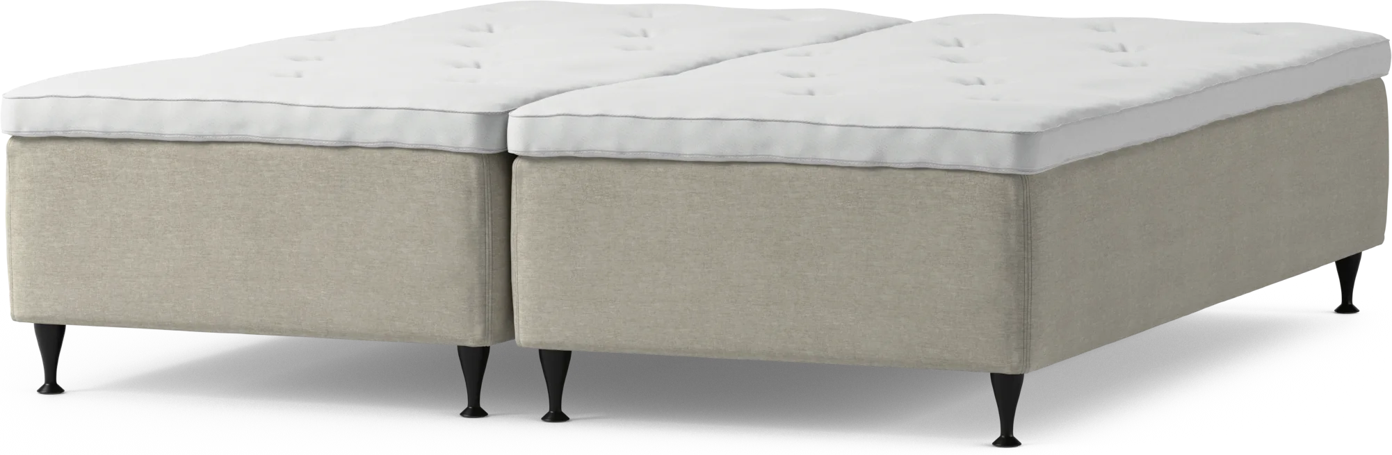 Delux Dream Ramsäng, dubbelsäng med bäddmadrass och sängben 4WH0W