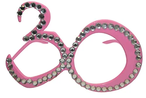 Folat 30 År Rosa Diamentglasögon 8714572007481