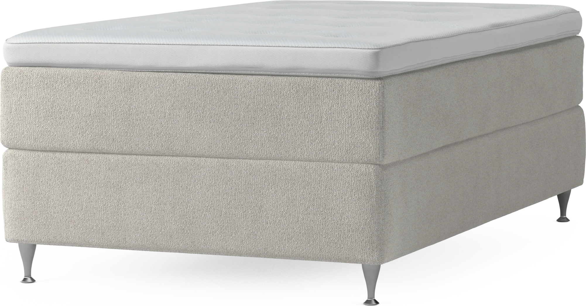 Delux Dream Kontinentalsäng, enkelsäng 120 cm med bäddmadrass och sängben XvFnn