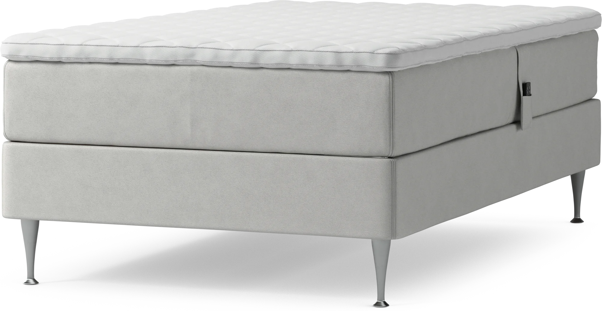 Delux Dream Ställbar säng, enkelsäng med bäddmadrass och sängben Ew56D