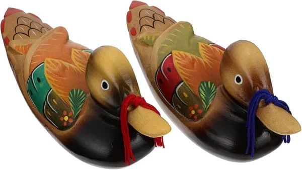 1 Pair Wooden Duck Decoration Wedding Gift CJ-01-0807001455