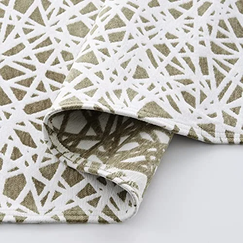 Moma Salon Beige 160 x 230 matta med mycket mjuk konsistens och vadderad Tvättbara mattor i polyester elegant design Perfekt för att dekorera alla utrymmen 8436603290418