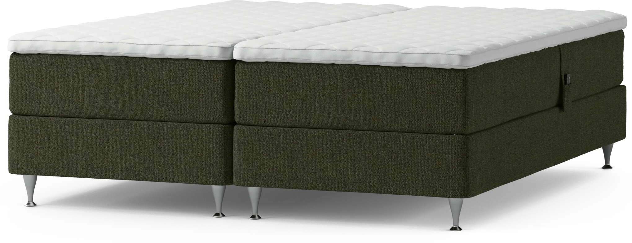 Delux Dream Ställbar säng, dubbelsäng med bäddmadrass och sängben 9Fld1