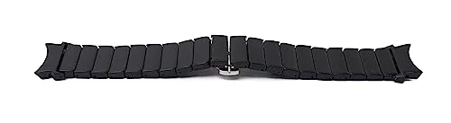 System S Armband 20 mm av PC för Samsung Galaxy Watch 5 4 Smartwatch i svart, Eine Grösse, Klassisk 4251926601314