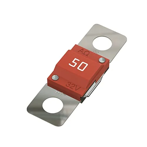 AUPROTEC Midi högspänningssäkring skruvsäkring 40100 A, urval: 50 ampere röd, 5 stycken 753447666963