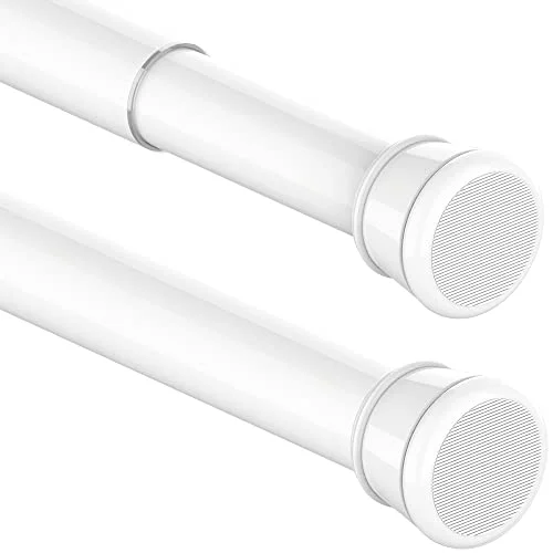 1 styck gardinstång utan borrning, spännstång, gardin för badrum, fönster, garderob 73145 cm vit (diameter 25 mm) 799904812665