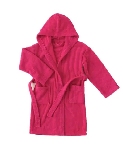 Towel Unisex barnbadrock, fuchsia, 14 år 8435690407150
