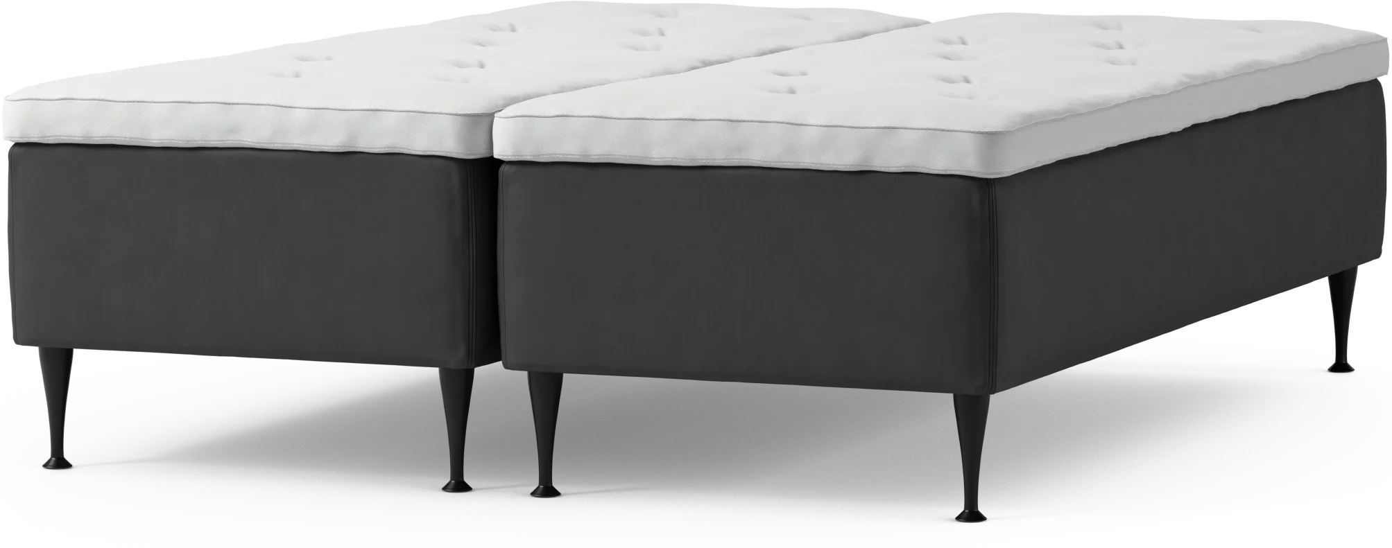 Delux Dream Ramsäng, dubbelsäng med bäddmadrass och sängben PqxBT