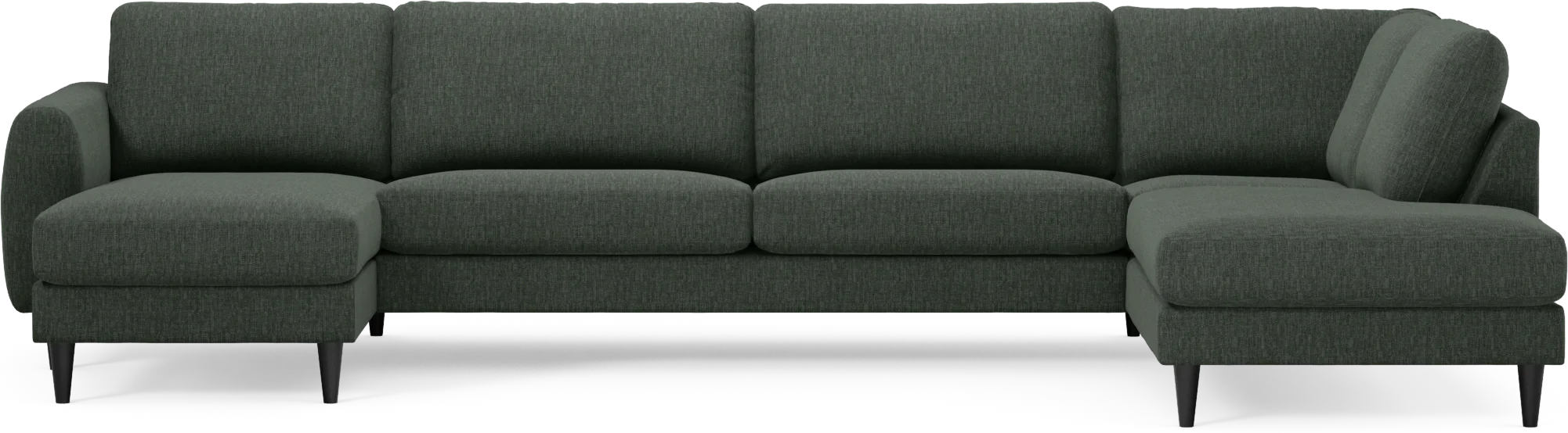 Bridge 3-sits soffa med schäslong vänster och divan höger chrGd