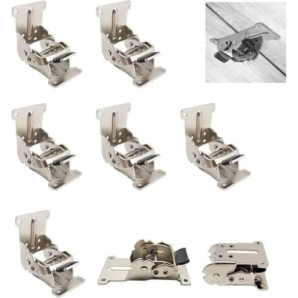 0-90-180 graders självlåsande fällgångjärn, fällbar bordsförlängningspanel, fällbart stöd, beslag för fällbar arbetsbänk i järn med silverfinish, Pa KJ267-1220 0-90-180 graders självlåsande fällgångjärn, fällbar bordsförlängningspanel, fällbart stöd, beslag för fällbar arbetsbänk i järn med silverfinish, Pa KJ267-1220