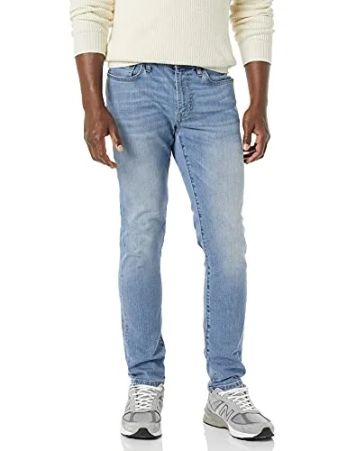 Amazon Essentials herr Skinny fit High Stretch Jean, lätt tvätt, 33 B x 30 L 195111634609