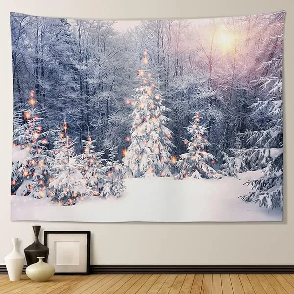 1 st 150 x 130 cm (Snöträd) Väggbonad Rum Dekoration Tapet EN028836Z 1 st 150 x 130 cm (Snöträd) Väggbonad Rum Dekoration Tapet EN028836Z