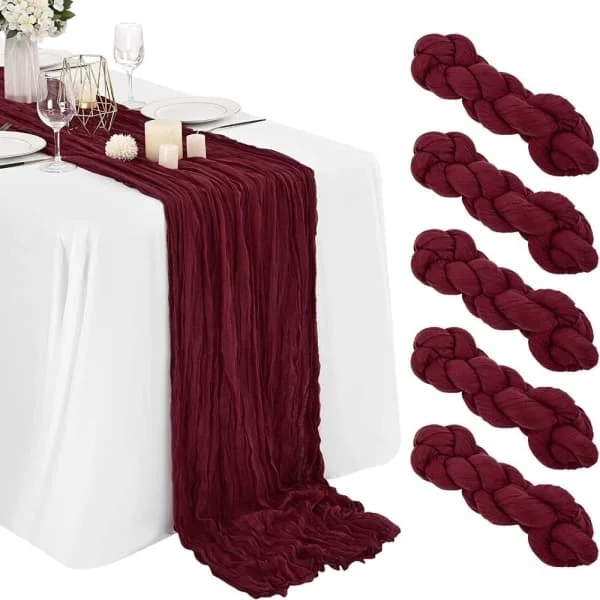 1:a Ostduk Bordslöpare Glesväv Bordslöpare LJUSGRÖN Vinröd_tfrf Wine Red TR101-53427-1 1:a Ostduk Bordslöpare Glesväv Bordslöpare LJUSGRÖN Vinröd_tfrf Wine Red TR101-53427-1