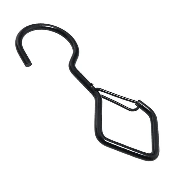 1-pack diamantkrokar för upphängning av växter, kläder, köksredskap, kastruller och stekpannor, väskor (svart) RGX002765LHH 1-pack diamantkrokar för upphängning av växter, kläder, köksredskap, kastruller och stekpannor, väskor (svart) RGX002765LHH