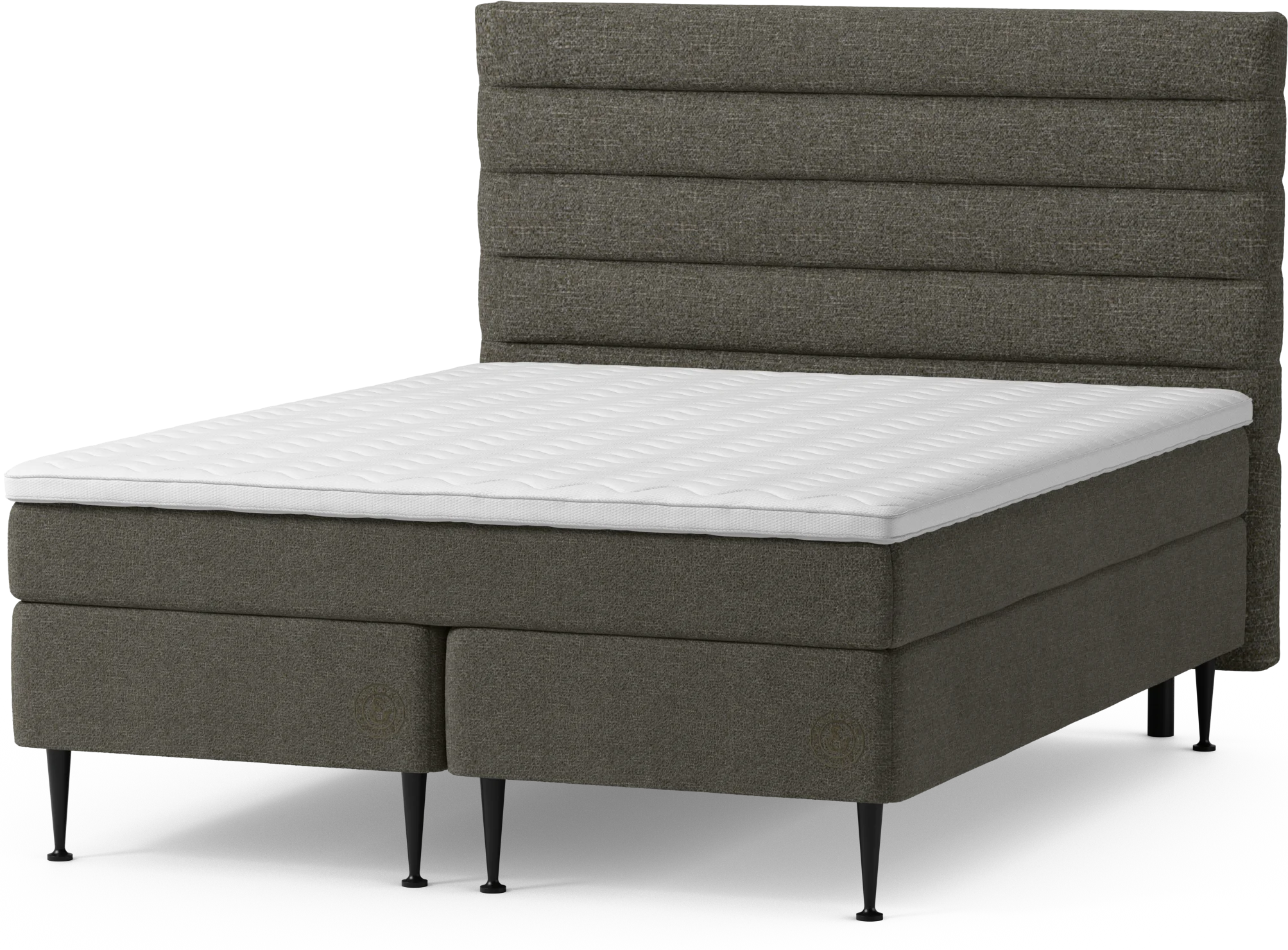 Asperö Comfort Kontinentalsäng, dubbelsäng med bäddmadrass Comfort och sängben IFcID