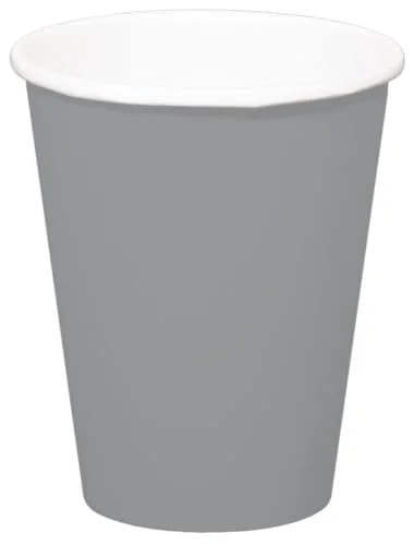 Folat Silverfärgade koppar 350 ml 8 st 8714572506298