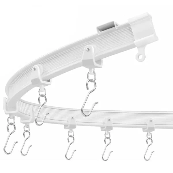 1/2/3/4/5 meter Flexible and bendable curtain rail 1M HN26-03-31-50