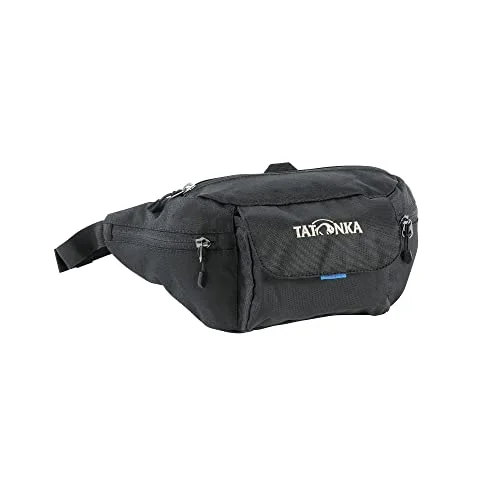 Tatonka Midjeväska Funny Bag M robust höftväska med stort dragkedjefack, två sidofickor och en framficka (svart), (34 x 12 9 cm) 4013236020915