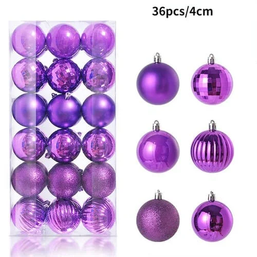 1 låda 36 julgranskulor julgranspynt boll julgran DXGHC BCAA00104496