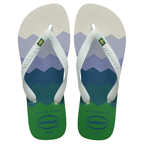 Havaianas Brasil Fresh, Unisex Vuxen Flip flops, Vit, 35/36 EU 7909843922919